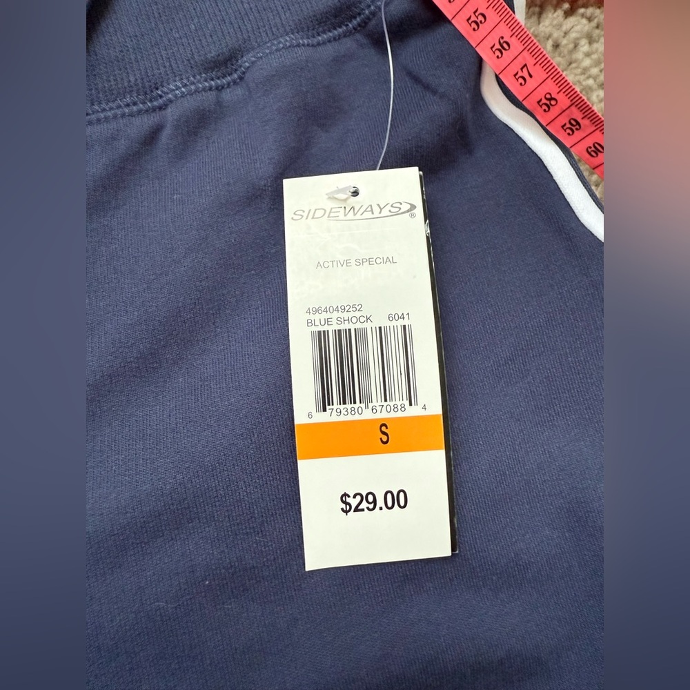 Sideways Sweatpants Navy Blue Small - Picture 8 of 12